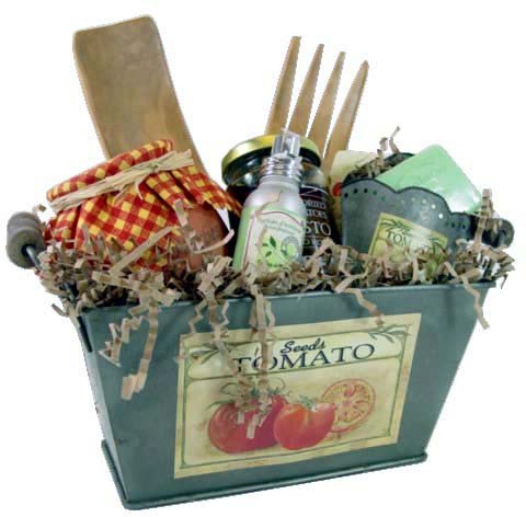 You say Tomato luxury vegetable themed French imports gift basket by Touch of Europe Gift Baskets