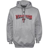 adidas Texas Tech Red Raiders Ash Book Smart Hoody Sweatshirt