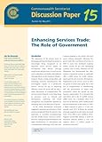 Enhancing services trade : the role of government