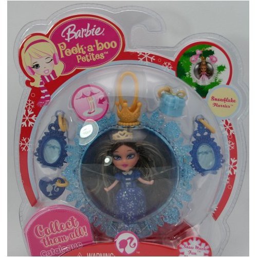 51BguHS89gL Barbie Peek A Boo Petites Snowflake Flurries #34 Snow Much Fun Shannen