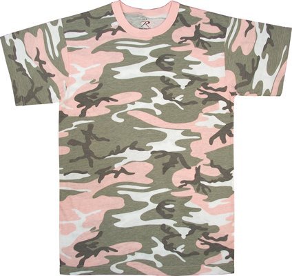 Rothco T-Shirt, Subdued Pink Camo, Large