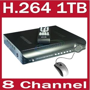 8 Channel Surveillance Security CCTV H 264 DVR Recorder