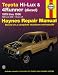 Toyota Hi-Lux and 4 Runner (diesel) Australian Automotive Repair Manual: 1979 to 1996 (Haynes Automotive Repair Manuals)