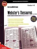 Webster's Thesaurus, Grades 4 - 8: Second Edition (Notebook Reference)