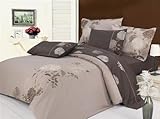 7 Piece Duvet Cover and Sheet Set in Chrysanthemum Size: Queen