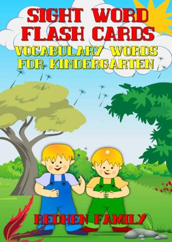 SIGHT WORD FLASH CARDS:VOCABULARY WORDS FOR KINDERGARTEN