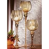 CHARISMA SET OF THREE HURRICANE GLASSES