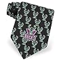 NBA Milwaukee Bucks Logos Tie by NBA - Black Silk
