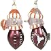 Texas Longhorns NCAA All-Star Light-Up Acrylic Snowman Ornament (3)