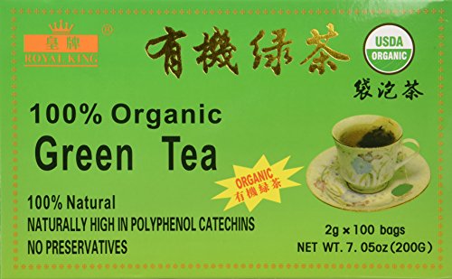 China Green Tea 100 Tea Bags, Organic
