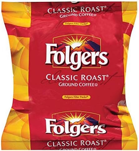 FOLGER'S Classic Roast Coffee Regular Filterpack, 0.9-Ounce Boxes (Pack of 160) by Folgers