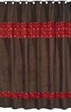 Wild West Cowboy Western Bandana Kids Bathroom Fabric Bath Shower Curtain