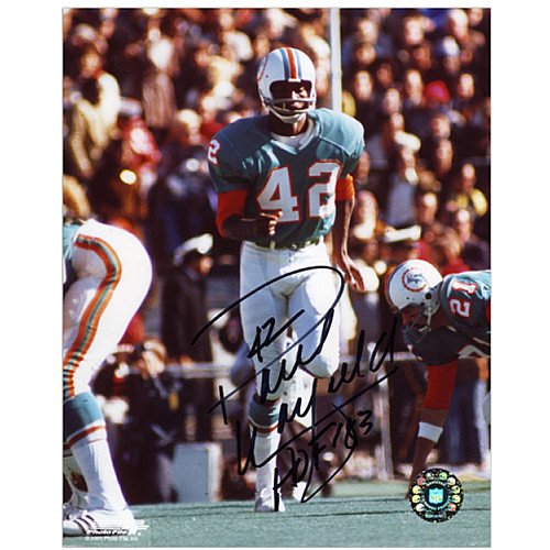 Mounted Memories Miami Dolphins Paul Warfield Signed 8X10 Photo