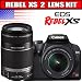 Canon Rebel XS 10.1MP Digital SLR Camera with EF-S 18-55mm f/3.5-5.6 IS Lens + Canon EF 75-300mm f/4-5.6 III Telephoto Zoom Lens for Canon SLR Cameras