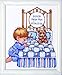 Tobin T21710 14 Count Bedtime Prayer Boy Birth Record Counted Cross Stitch Kit, 11 by 14-Inch