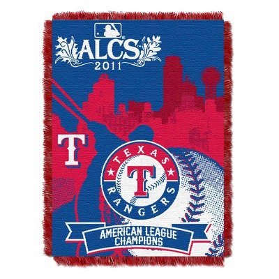 MLB Texas Rangers 50-Inch-by-60-Inch American League Champions Acrylic Tapestry