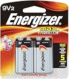 Energizer 9V Alkaline General Purpose Battery - Alkaline - 9V DC - 2 pack