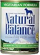 Natural Balance Canned Dog Food, Vegetarian Recipe, 12 pack of 13 ounce cans