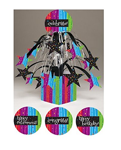 Creative Converting Milestone Celebrations Centerpiece With Attachments