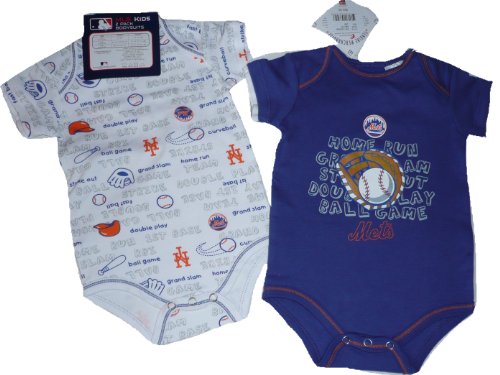 New York Mets 2pc Onesie / Creeper / Bodysuits 3 / 6 Months Baby Infant