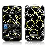 Yellow Loops Design Protective Skin Decal Sticker for BlackBerry Storm 9530 Cell Phone