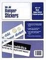 20 Blank Vinyl Bumper Stickers: Make Your Own in Any Inkjet Printer