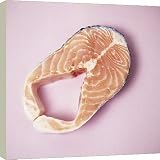 Box Canvas Print of Salmon fillet from Science Photo Library