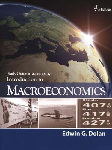 Study Guide to accompany Introduction to Macroeconomics 4e