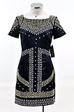 French Connection Black Beaded Dress