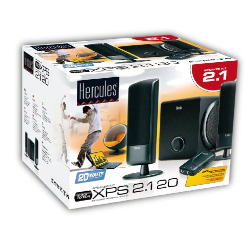 Hercules XPS 2.1 20 2.1 Multimedia Speakers (Black)