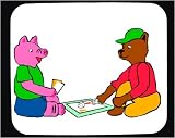 Mouse Pad with game, dog, pig
