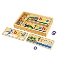 Melissa& Doug Deluxe Wooden See-and-Spell Set
