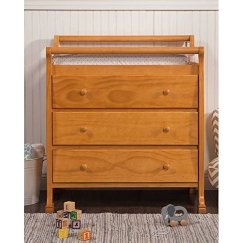 DaVinci Kalani 3 Drawer Changer Dresser in Honey Oak