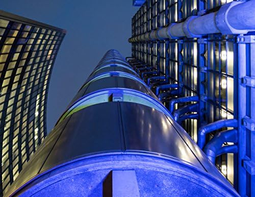 Lloyds of London at Night Fine Art Photo, Architectural Photography