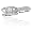 14k White Gold 2-Piece Round Diamond Bridal Ring Set (.6 ct center, 2 cttw, G-H Color, I1 Clarity), Size 5