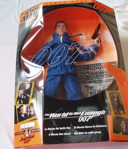 Childrens Toyshop  Toys : Action Man James Bond 007 The World Is Not Enough By Hasbro in 1999- The box is in poor condition
