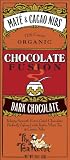 Organic Extra Dark Chocolate Bars Infused with Green Mate Tea, Star Anis & Nibs (5 Bars)