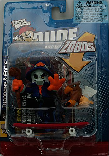 Tech Deck Dude Evolution Zoods #121 Theodore & Eddie