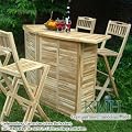 Gartenbar - ECHT TEAK! / Gartentheke / Theke / Bar / Tresen