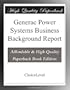 Generac Power Systems Business Background Report