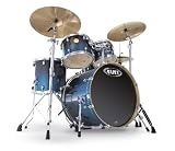 Mapex Meridian Fusionease 5 Piece Drum Set, Transparent Sapphire Fade