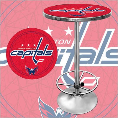 Trademark Global NHL2000-WC NHL Washington Capitals Pub Table