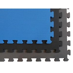 We Sell Mats 1/2 Thick High Quality Foam Interlocking Anti Fatigue Mat Charcoal Gray, Black, Blue with Borders
