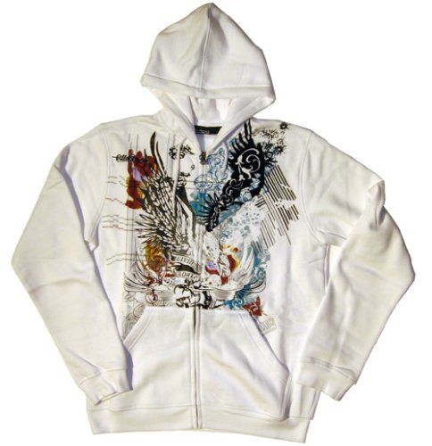 Billabong Zipped Round Up Hoodie White