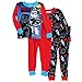 Lego Star Wars Boys 2fer 4 piece Pajamas Set (Red/Black Galactic Empire, 6)