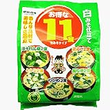 Gourmet Food : Instant Miso Soup paste "Otokuna 11 Shoku Shiro Miso" - 8.2oz - Single Bag