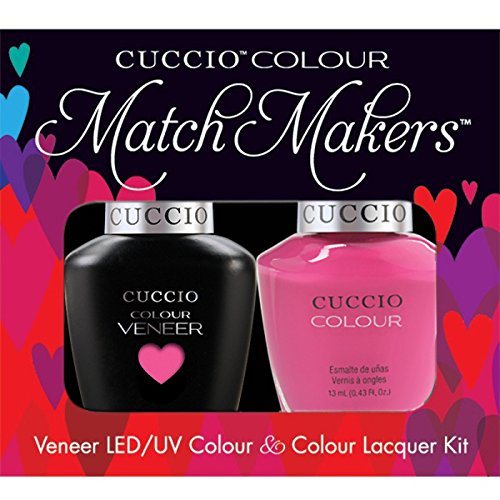 Cuccio Matchmakers Duo - Pink Cadillac - Venice Beach '81 Spring/Summer Nail Polish + Uv/Led Gel by HealthMarket