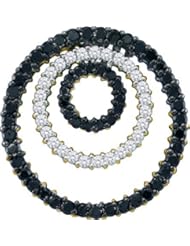 14KT Yellow Gold 1.13 CTW Diamond Circle Pendant