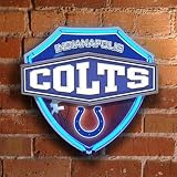 Neon Shield Wall Lamp - Colts (15 X 13.25