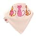 Zippy Fun Baby and Toddler Bandana Bib - Absorbent 100% Cotton Front Drool Bibs with Adjustable Snaps (4 Pack Gift Set) Cool Girls